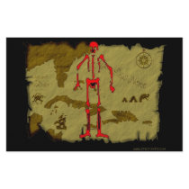 Jolly Roger Map #6 Stationery