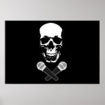 Jolly Roger on the Mic Print