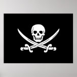 Jolly Roger Pirate Flag Poster