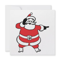 Jolly Santa Claus Calling His Reindeer, Part 3 Personalized Invitations