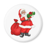 Jolly Santa Claus Refrigerator Magnet