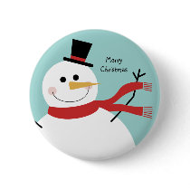 Jolly Snowman Christmas Pins