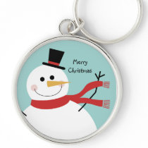 Jolly Snowman Christmas Keychains