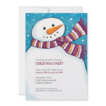 Jolly Snowman | Kids Christmas Party Invitation