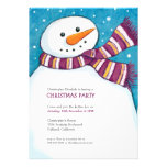 Jolly Snowman | Kids Christmas Party Invitation