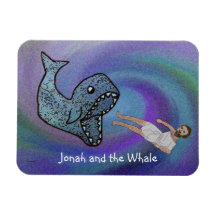 Jonah and the Whale Premium Magnet