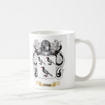 Jone Coat of Arms (Family Crest) Mugs