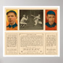 Jones At Bat Cardinals Baseball 1912 posters
