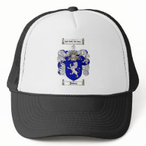 JONES FAMILY CREST -  JONES COAT OF ARMS TRUCKER HAT