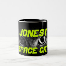 Jonesy: Space Cat Coffee Mugs