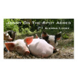 Jonny On The Spot Acres Business Card Templates