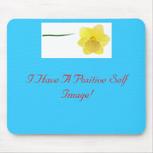 jonquille, j'ai une image positive d'individu ! tapis de souris