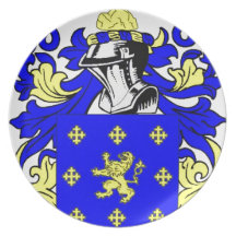 Jordan (English) Coat of Arms Party Plate