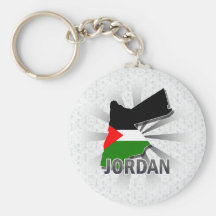 Jordan Flag Map 2.0 Key Chain