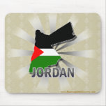 Jordan Flag Map 2.0 Mousepad