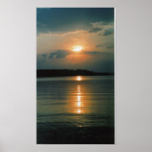 Jordan Lake Sunset Print