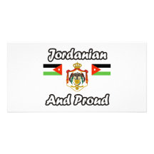 Jordanian And Proud Photo Greeting Card