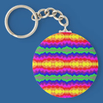 Jordan's Painted Rainbow keychains