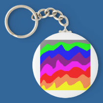 Jordan's Painted Rainbow keychains