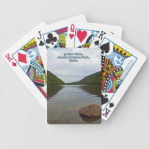Jordon Pond Acadia Park Playing Cards