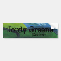 Jordy Greene "Radiance" bumper Bumper Sticker
