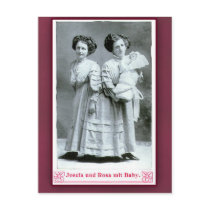 Josefa and Rosa Circus Performers on Cards Postcard