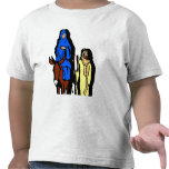 Joseph and Mary Christian artwork T Shirt
