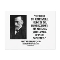 Joseph Conrad Source Evil Man Capable Wickedness Postcard