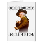 Joseph Ducreux Acquire Currency Greeting Cards