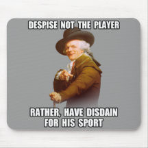 Joseph Ducreux Player Disdain Mousepads