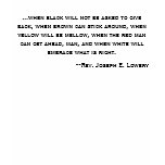 Joseph E. Lowery 2009 Inauguration Speech/Quote t-shirts