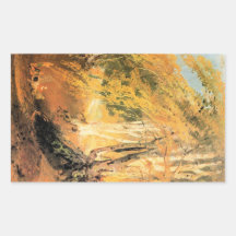 Joseph Mallord Turner - Beech woods with Gypsies 2 Sticker