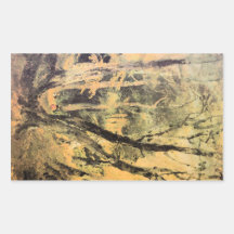 Joseph Mallord Turner - Birch woods with Gypsies Rectangle Sticker