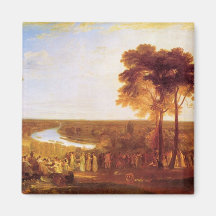 Joseph Mallord Turner - Princes birthday Fridge Magnets