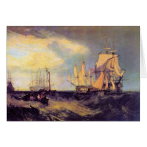 Joseph Mallord Turner - Recovering an anchor Card
