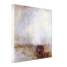 Joseph Mallord Turner - Venetian scene Stretched Canvas Print