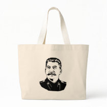 Joseph Stalin Portrait Canvas Bag