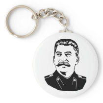 Joseph Stalin Portrait Key Chain