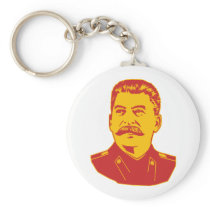 Joseph Stalin Portrait Key Chain
