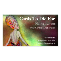 Josette in Orange - Business Cards