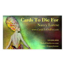 Josette in Yellow - Business Cards