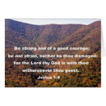 Joshua 1:9 card