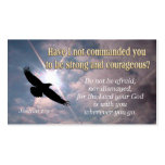 Joshua 1:9 - INSPIRATIONAL Profile CARDS business cards