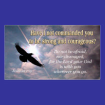 Joshua 1:9 - INSPIRATIONAL Profile CARDS business cards