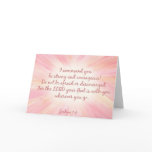 Joshua 1:9 Watercolor Starburst Card