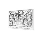 Joshua at the Walls of Jericho Gallery Wrap Canvas