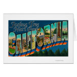 Joshua Tree Nat'l Park, CA - Large Letter Scenes Greeting Cards