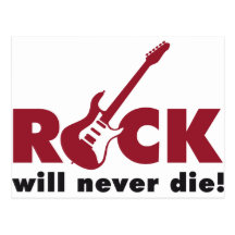 jouer du rock guitar cartes postales