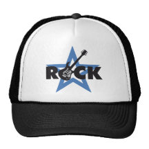 Jouer du rock STAR electric guitar Casquettes