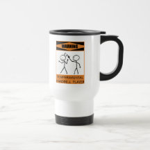 Joueur capricieux d'avertissement de clochette tasse à café